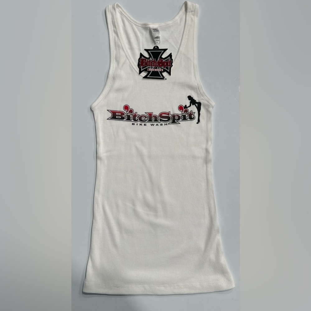 Personal brand - white corduroy tank.